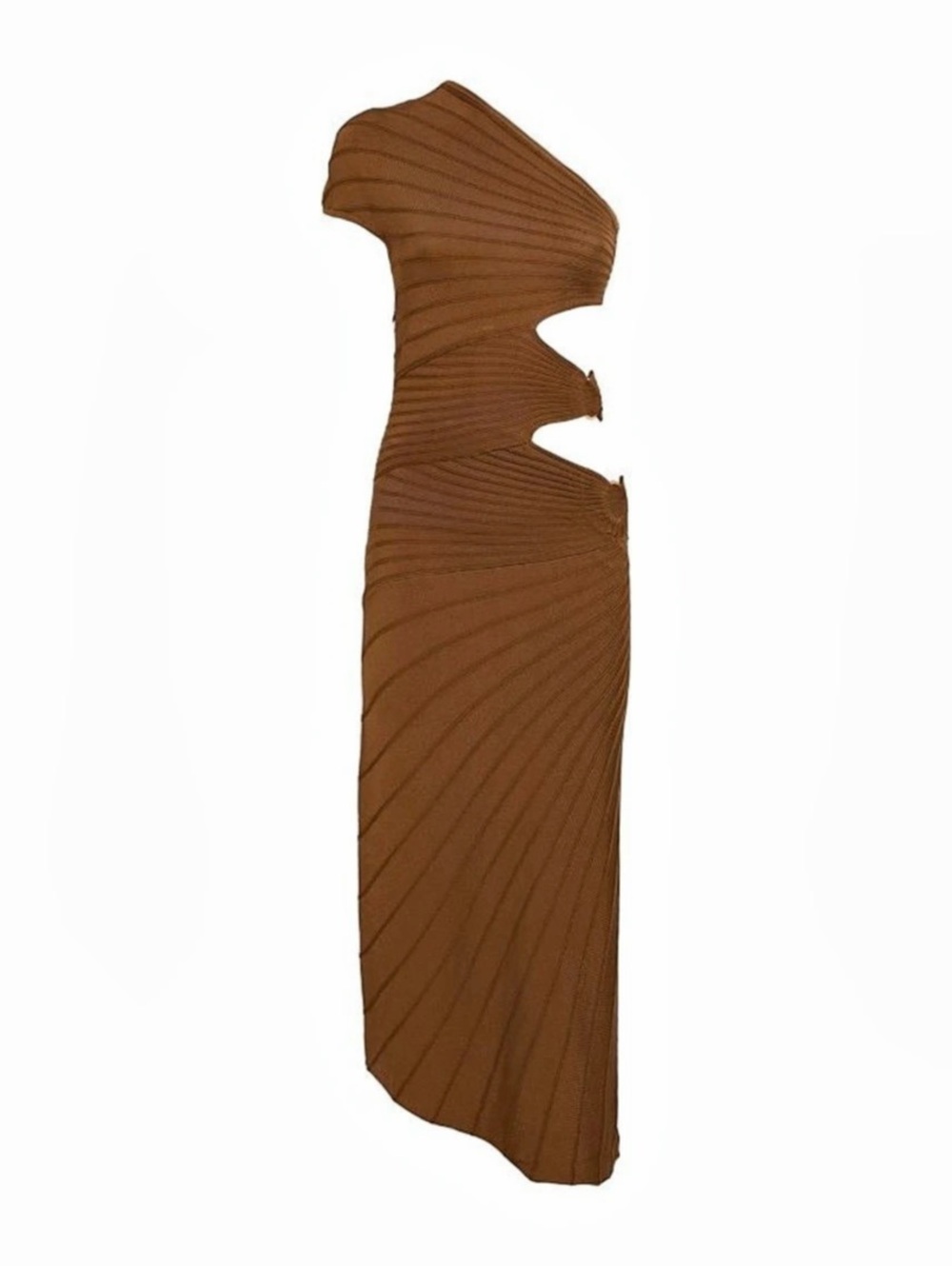 Cult Gaia Dress Maxi Dress in Brown Size Medium NWT